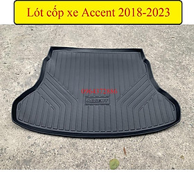Lót cốp nhựa xe accent 2018-2023 nhựa dẻo tpo