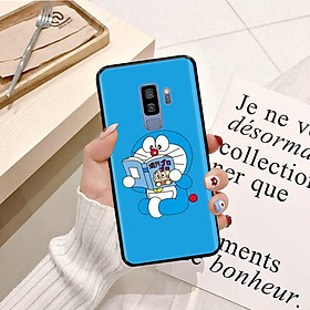 Ốp lưng điện thoại Samsung Galaxy S9 Plus viền silicon dẻo TPU  hình Doremon Nhảy Múa