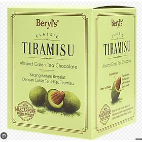 Hình ảnh Socola Beryl's Tiramisu Almond Green Tea White Chocolate 100g