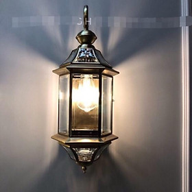 Đèn tường đồng ngoài trời DT