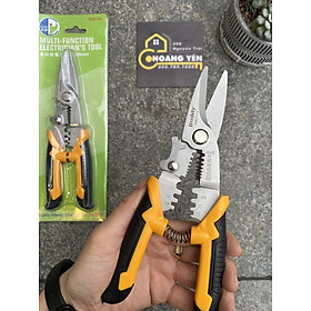 Mua Kéo cắt dây đa năng trợ lực Nhật 3 trong 1 hãng Buddy BA0144 dài 200mm  kìm tuốt dây điện cao cấp tích hợp bấm cos thao tác nhanh  thiết kế tiên tiến tiết kiệm 30% lực bấm  kềm đa năng  kìm cắt dây đa năng  kềm cắt dây điện