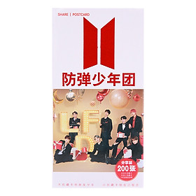 Bộ Postcard Ban Nhạc BTS - Lotte Duty Free