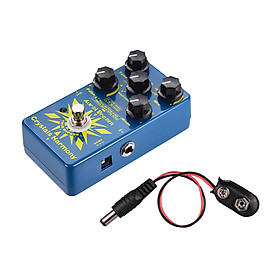 Aural Dream Crystals Harmony Digital Guitar Effect Pedal Creating Crystal Particles Effects True Bypass Single Effects - Dark Blue