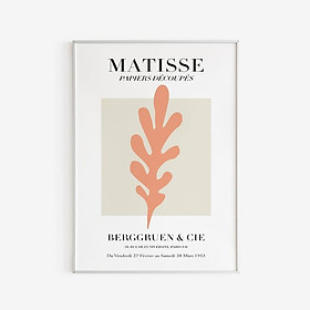 Tranh treo tường | Tranh Matisse - Papiers Decoupes Poster - Beige - Orange - Neutral Colors