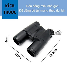 Ống nhòm du lịch, thể thao ngày và đêm 12,5 x 11 (cm)