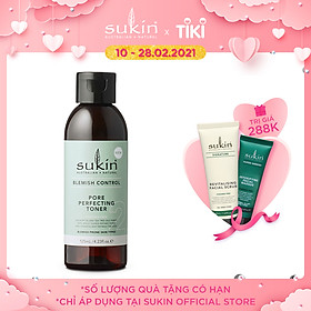 Nước Hoa Hồng Se Khít Lỗ Chân Lông Dành Cho Da Mụn Sukin Blemish Control