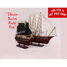 Mua Combo 2 thuyền buồm 20&25cm (sẵn sàng trưng bày)  có hỗ trợ ship