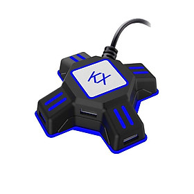 Mua Bộ chuyển đổi bộ điều khiển trò chơi USB VINETTEAM KX Bộ chuyển đổi chuột Bàn phím cho Switch / Xbox / Ps4 / Ps3 - Đen- Hàng Nhập Khẩu