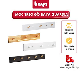 Mua Móc Treo Đồ Gắn Tường BAYA GUARDIA Được Làm Từ Gỗ Keo Với Các Đầu Móc Lớn Dễ Dàng Sử Dụng  Độ Bền Cao Và Vẻ Ngoài Đẹp Mắt