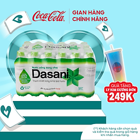 Lốc 24 chai Nước suối Dasani 24x510ml