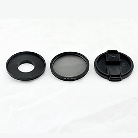 52mm CPL Circular Polarizer Filter+UV Lens+Cap for   Yi Action Camera Cam