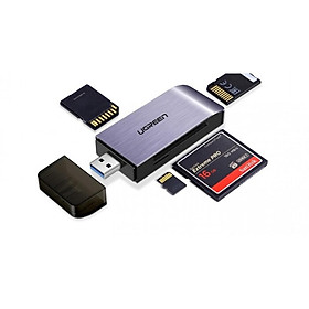 Mua Đầu đọc thẻ nhớ SD/TF/CF/MS chuẩn USB 3.0 Ugreen 50541 chính hãng