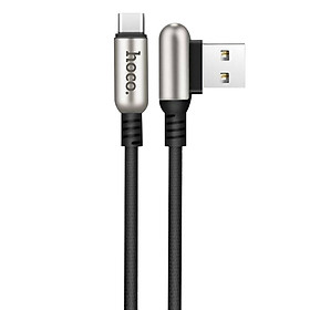 Mua Dây Cáp Hỗ Trợ Sạc Nhanh Type C Hoco U17 (1.2m) - Đen - Hàng Chính Hãng