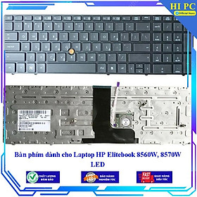 Bàn phím dành cho Laptop HP Elitebook 8560W 8570W LED - Hàng Nhập Khẩu