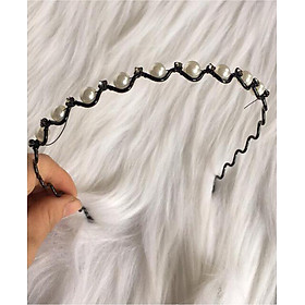 Bờm Tóc Đính Đá Và Ngọc Trai Nhân Tạo - Kiểu Dáng Hàn Quốc