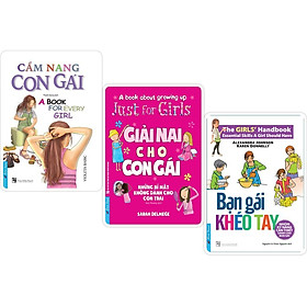Sách - combo cẩm nang con gái + bạn gái khéo tay + giải nai cho con gái - first news