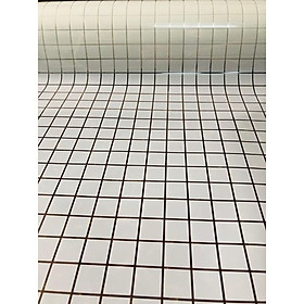 Mua Decal dán kính có sẵn keo họa tiết vuông trắng DK25
