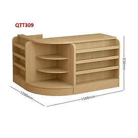 Mua Quầy tính tiền  quầy thu ngân thiết kế tiện lợi QTT309 - Nội thất lắp ráp Viễn Đông Adv