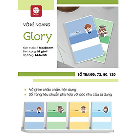 Vở kẻ ngang Hải Tiến Glory 72 trang 2937