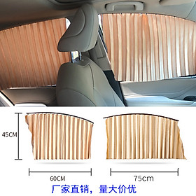 Bộ 4 chiếc Rèm Vải đa năng che nắng cánh cửa ô tô, xe hơi CC21