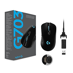 Chuột Gaming Logitech G703 Hero Lightspeed - Hàng Chính Hãng