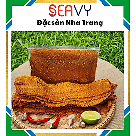 ️ Đặc Sản Nha Trang-Mực Tẩm Gia Vị Cán Mỏng, Cay, Dai, Đậm Đà, Thơm Ngon, Seavy Gói 100g (mã MT03) ️