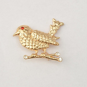 Vintage  Animal Brooch Pin Jewelry Gift for Men Women Gold