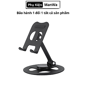 Mua Giá đỡ điện thoại hợp kim nhôm để bàn xoay 360 độ cho điện thoại và máy tính bảng C08 - Hàng chính hãng