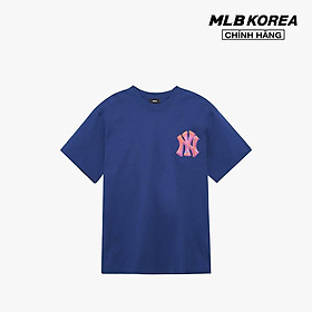 MLB - Áo thun unisex cổ tròn tay ngắn phối logo trẻ trung 3ATSL0233