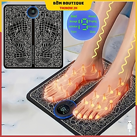 Thảm Massage Bàn Chân Xung Điện Trị Liệu EMS Giúp Lưu Thông Khí Huyết