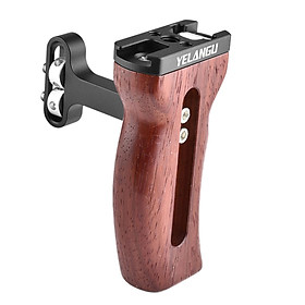Side Wooden Handle Grip Ergonomic for Digital Camera Small Camera Cage