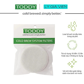 Túi 2 Mút Lọc Cà Phê Cold Brew Cá Nhân Toddy® Filters THMFF2H