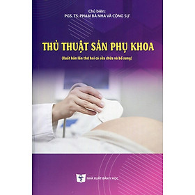 Hình ảnh Sách - Thủ thuật sản phụ khoa 2023 (sách in mầu)