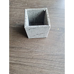 chậu trồng sen đá bằng đá ong xám tự nhiên 10x10x10cm