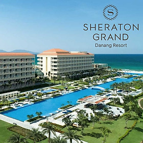 Sheraton Grand Đà Nẵng Resort 5* - Buffet Sáng, Hồ Bơi Vô Cực Dài 250m, Bãi Biển Riêng, Thương Hiệu Hàng Đầu