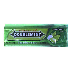 Kẹo ngậm Double Mint hương Spearmint hộp thiếc 23.8g-8997018480790