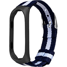 〖Follure〗Luxury Nylon Ultrathin Metal Wristband Strap Watch Band For Xiaomi Mi Band 4
