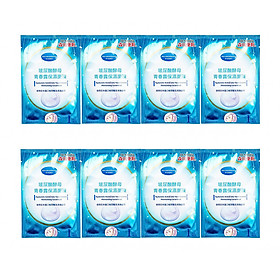Combo 8 Miếng Mặt Nạ Cấp Ẩm Chiết Xuất HA & Rượu Sake Dr.Morita Hyaluronic Acid & Sake Yeast Essence Moisturizing Facial Mask