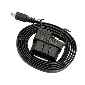 Hình ảnh sách OBD II OBD 2 16 Pin To Mini USB Connecting Cable For Car HUD Head Up Display