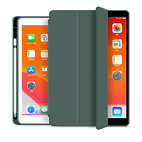Bao da TPU cho iPad 10.2-inch Gen 7, Gen 8, Gen 9 Smart Case có khay đựng bút pencil - hàng chính hãng - dùng chung iPad Gen 7/8/9 10.2 inch
