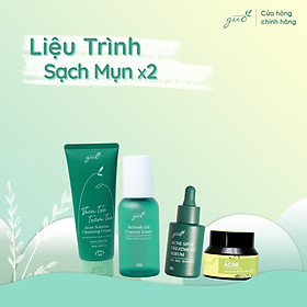 Bộ sạch mụn x2 4 sản phẩm GUO được khuyên dùng