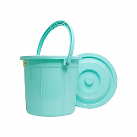 Xô nhựa có nắp có quai Chấn Thuận Thành - đựng đồ, thức ăn, nước dung tích 12 Lít tiện dụng XO12L20-CN (Nhiều màu)