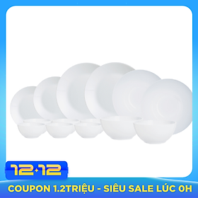 Bộ bàn ăn Luminarc thủy tinh cường lực Arcopal 14 món