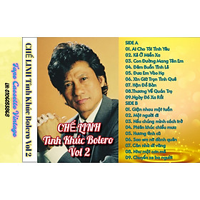 Set 2 cuốn băng Cassette, Chế Linh Tình Khúc Bolero vol 1 và vol 2