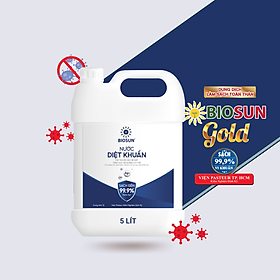 Nước diệt khuẩn không cồn BIOSUN GOLD 5 lít