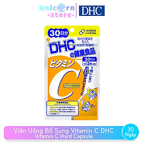 TPBVSK DHC VITAMIN C HARD CAPSULE (Viên uống bổ sung vitamin C hỗ trợ sáng da, mờ thâm, tăng cường đề kháng)