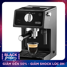 Máy Pha Cà Phê Espresso Delonghi ECP31.21 (1100W) - Đen - Hàng Chính Hãng