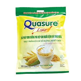 Hình ảnh Bột ngũ cốc Quasure light túi 400 gram Bibica - thực phẩm dành cho người ăn kiêng, người tiểu đường