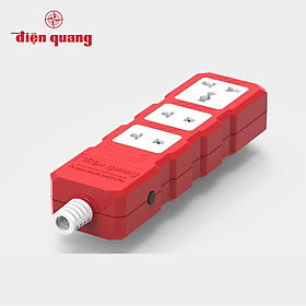 Mua Ổ cắm Công suất lớn Điện Quang ĐQ ESKHP 3RW ( 3 lỗ  màu đỏ trắng  không dây)