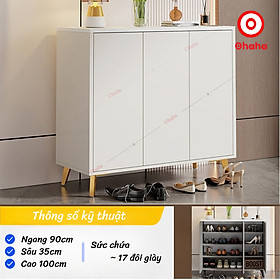 Mua  Miễn phí lắp đặt & vận chuyển  Tủ giày gỗ cao cấp thiết kế sang trọng cánh mở Ohaha TGCC034